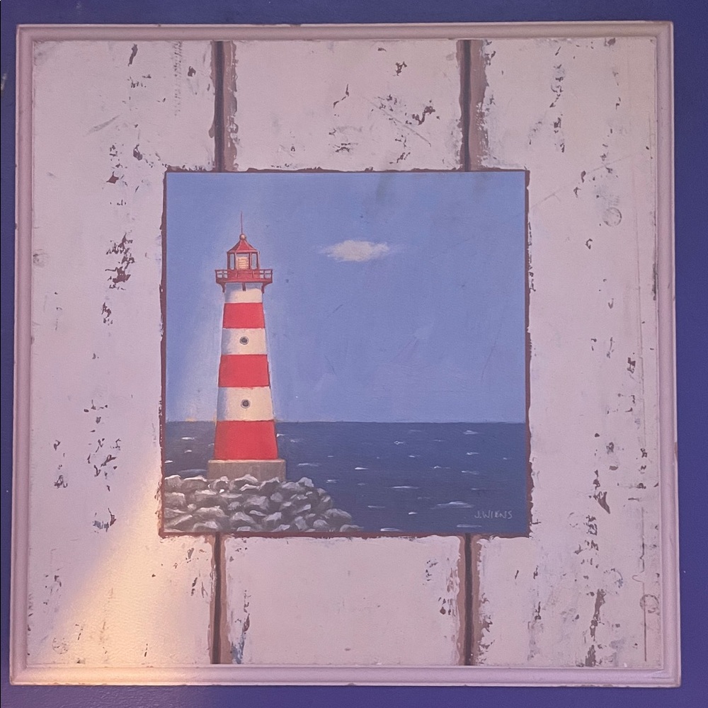 Lighthouse painting